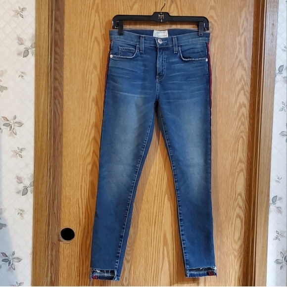 Current Elliott The High Waist Stilletto In Powell USA Stretch Cotton Size 26 - Picture 3 of 13